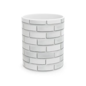 Chic Brick Texture Ceramic Mug | Perfect for Home, Coffee Lover