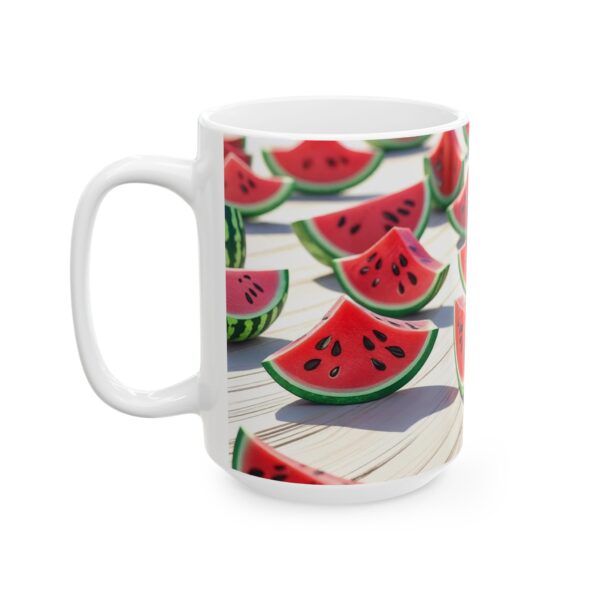 Watermelon Ceramic Mug, Fruit Lover Gift, Kitchen Decor, Summer Drinkware, Gift - Image 7