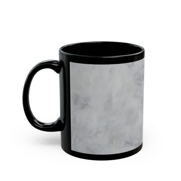 Marble-Inspired Black Mug - Ideal for Coffee Lovers, Office Gifts - Image 3