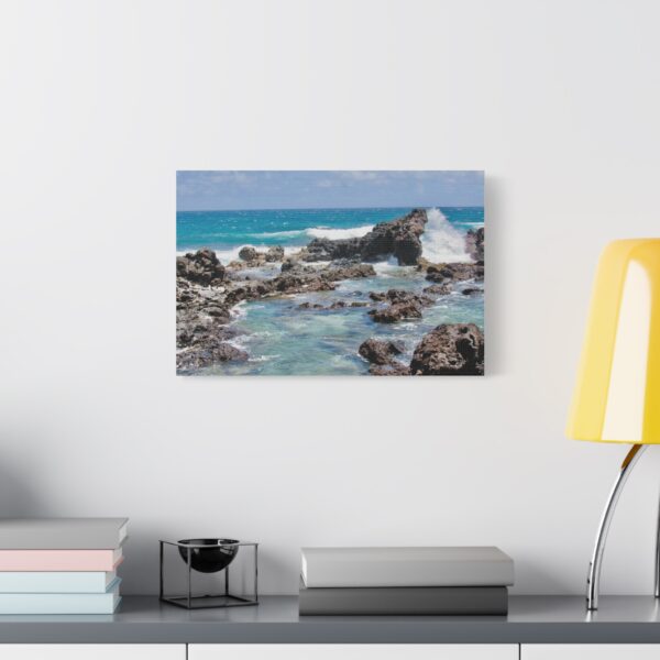 Ocean Wave Canvas Art | Stretched Wall Decor, Coastal Home Decor, Beach Wall Art, Nautical Gift, Seascape Print - Image 6