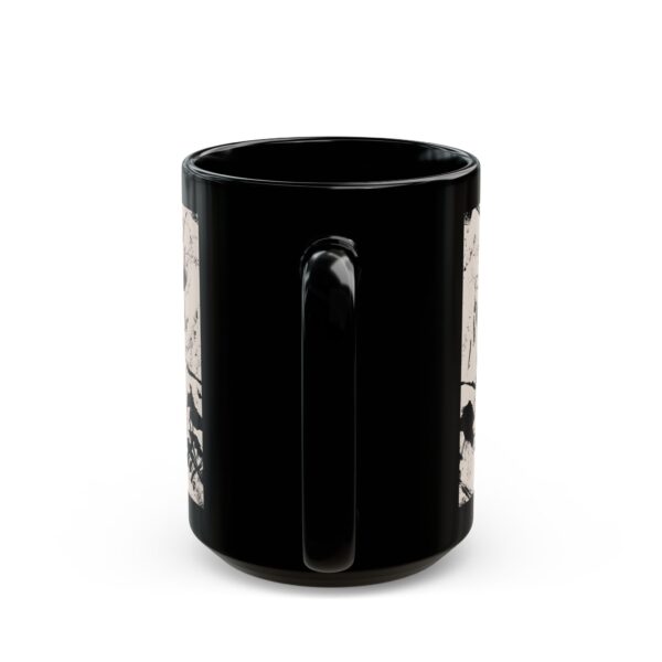 Artistic Black Mug - Unique Coffee Cup, Perfect Gift for Art Lovers, Home Decor - Image 8