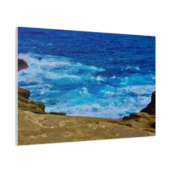 Stretched Canvas Wall Art, Ocean Wave Print, Nature Decor, Coastal Home Decor, Beach Themed Gift, Nautical Wall Art - Image 4