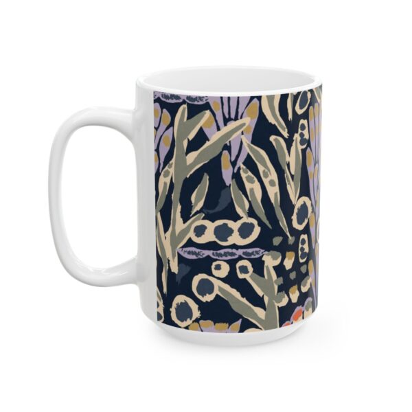 Floral Pattern Ceramic Mug - Cozy Drinkware for Tea and Coffee Lovers - Image 7
