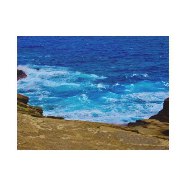 Stretched Canvas Wall Art, Ocean Wave Print, Nature Decor, Coastal Home Decor, Beach Themed Gift, Nautical Wall Art - Image 5