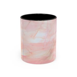 Elegant Pink Marble Coffee Mug | Perfect for Home, Office, Gift