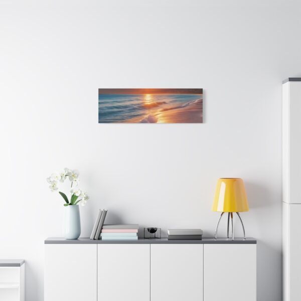 Canvas Wall Art - Serene Beach Sunset, Ocean Decor for Home, Nature Lovers Gift - Image 27