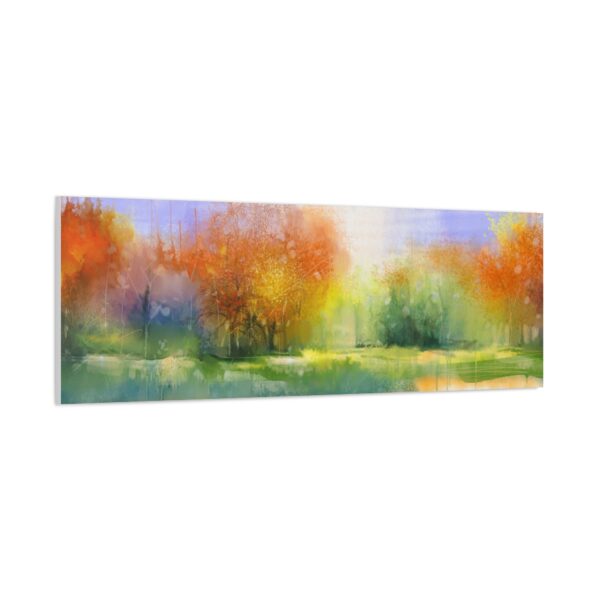 Vibrant Autumn Landscape Canvas Print, Modern Art Wall Decor, Nature Lover Gift, Home Aesthetic, Fall Vibes, Relaxing Artwork - Image 10