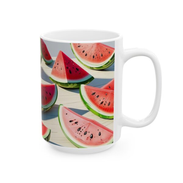 Watermelon Ceramic Mug, Fruit Coffee Cup, Summer Kitchen Decor, Tropical Tea - Image 8