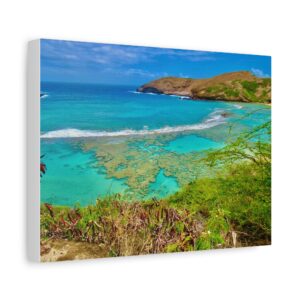 Ocean View Canvas Wall Art, Coastal Decor, Beach Scene, Home Office Decor, Summer Vibes, Nature Photography, Gift for Beach Lovers