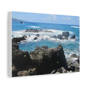 Coastal Canvas Wall Art, Ocean Decor, Beach House Wall Hanging, Nature Inspired Artwork, Coastal Living