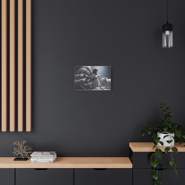 Jesus and the Wolves Canvas Art, Focal Wall Decor for Home, Inspirational Christian Gift, Religious Art Piece, Wall Hanging Decoration - Image 4