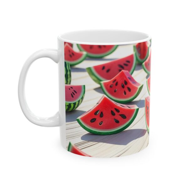 Watermelon Ceramic Mug, Fruit Lover Gift, Kitchen Decor, Summer Drinkware, Gift - Image 3