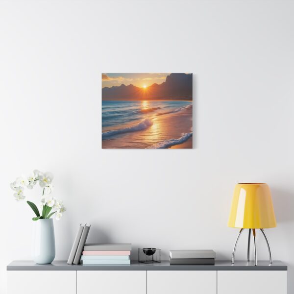 Canvas Wall Art - Serene Beach Sunset, Ocean Decor for Home, Nature Lovers Gift - Image 12