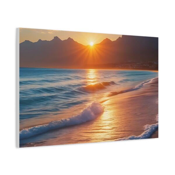 Canvas Wall Art - Serene Beach Sunset, Ocean Decor for Home, Nature Lovers Gift - Image 17