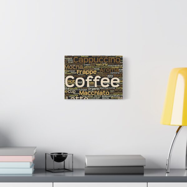 Copy of Coffee Lovers Matte Canvas Wall Art, Coffee Decor, Kitchen Wall Art, Coffee Shop Decor, Gifts for Baristas, Home Cafe Decoration - Image 2