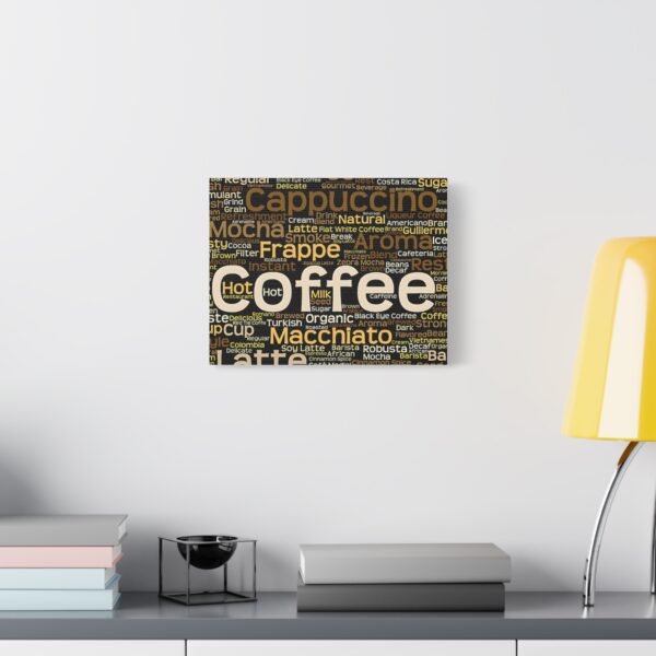 Copy of Coffee Lovers Matte Canvas Wall Art, Coffee Decor, Kitchen Wall Art, Coffee Shop Decor, Gifts for Baristas, Home Cafe Decoration - Image 4