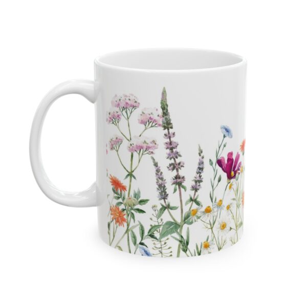 Floral Ceramic Mug, Coffee Cup, Tea Mug, Gift for Her - Image 3