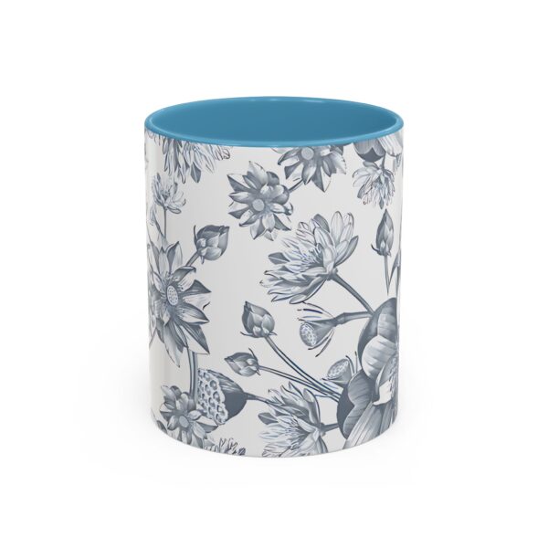 Floral Accent Coffee Mug - Elegant Cup for Home Decor, Gift for Garden Lovers - Image 9