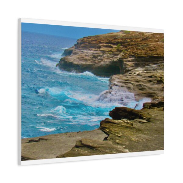 Coastal Serenity Wall Art Canvas, Ocean Art, Home Decor, Beach-Themed Decoration, Seascape Canvas Print, Gift for Nature Lovers
