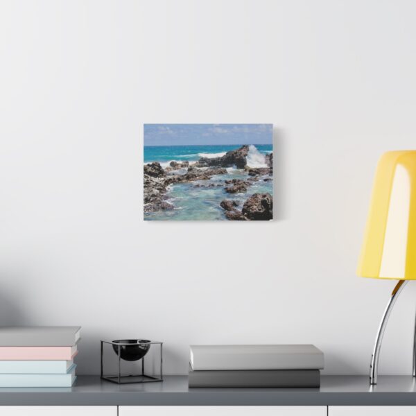 Ocean Wave Canvas Art | Stretched Wall Decor, Coastal Home Decor, Beach Wall Art, Nautical Gift, Seascape Print - Image 2