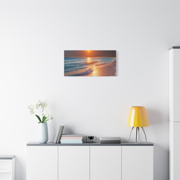 Canvas Wall Art - Serene Beach Sunset, Ocean Decor for Home, Nature Lovers Gift - Image 15