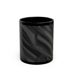 Stylish Black Marble Mug - Perfect for Coffee Lovers, Gift for Birthdays
