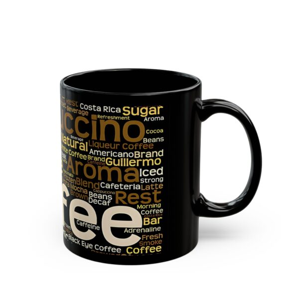 Coffee Lover's Black Mug | Great for Gifts, Home Decor, Office - Image 2