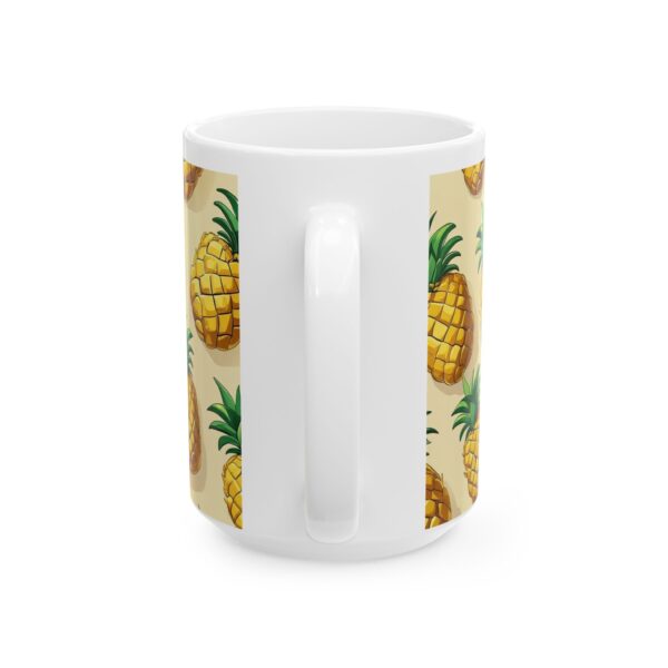 Pineapple Ceramic Mug, Tropical Fruit Design, Summer Coffee Cup, Beach Kitchen - Image 6