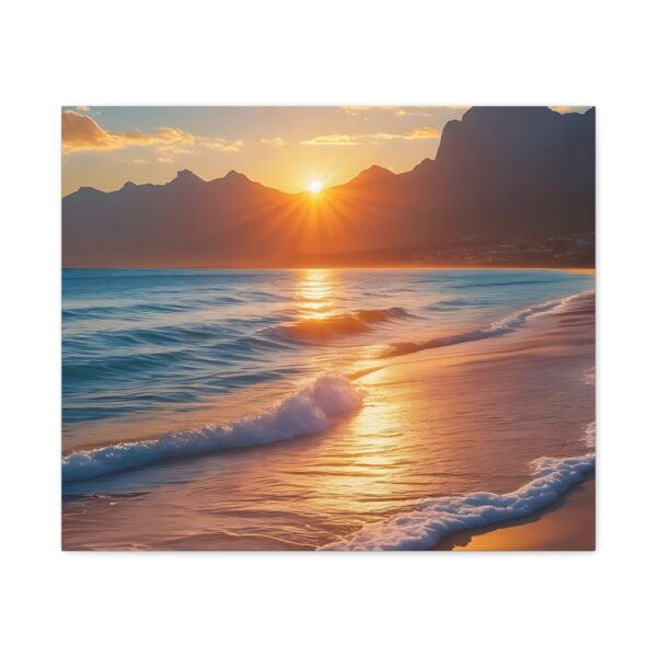 Canvas Wall Art - Serene Beach Sunset, Ocean Decor for Home, Nature Lovers Gift - Image 10