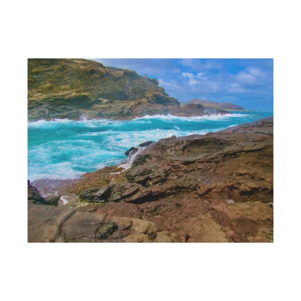 Coastal Serenity Canvas Wall Art, Beach Decor, Ocean Landscape, Nautical Home Art, Living Room Decoration, Gift for Sea Lovers - Image 3