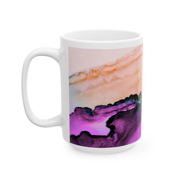 Vibrant Art Ceramic Mug Colorful Coffee Cup, Gift Idea for Art Lover, Home Decor - Image 7