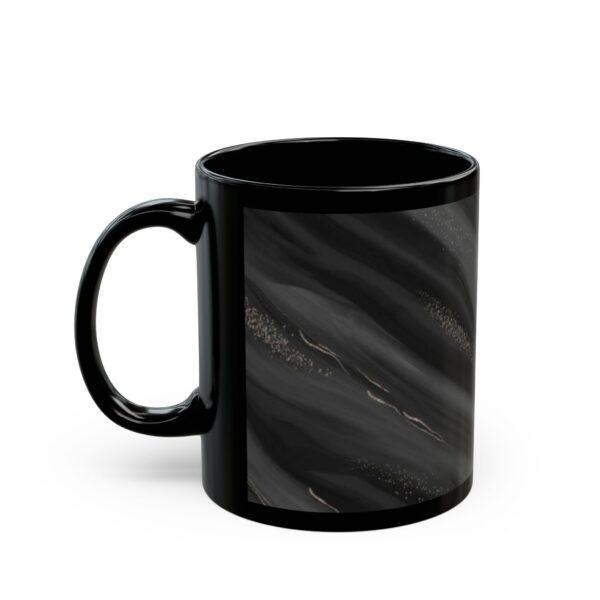 Stylish Black Marble Mug - Perfect for Coffee Lovers, Gift for Birthdays - Image 3