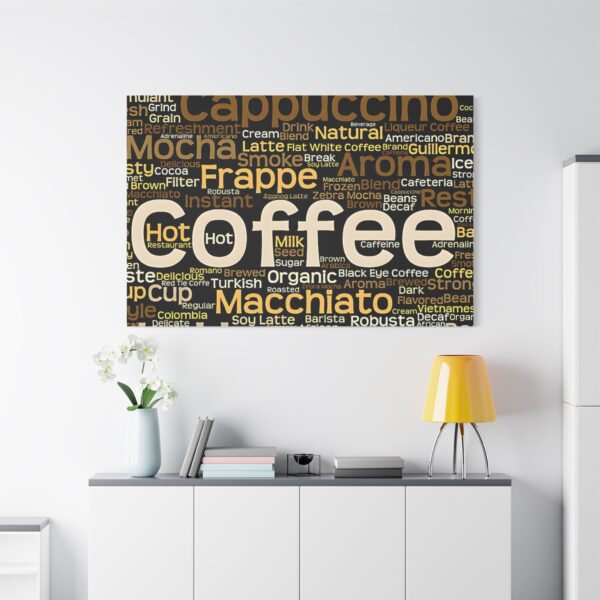Copy of Coffee Lovers Matte Canvas Wall Art, Coffee Decor, Kitchen Wall Art, Coffee Shop Decor, Gifts for Baristas, Home Cafe Decoration - Image 48