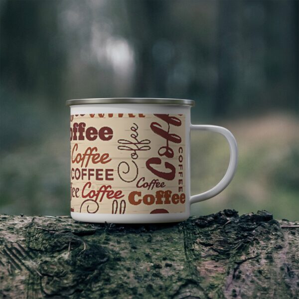 Enamel Camping Mug - Mug for Outdoor Adventures, Camping Accessory, Cabin Decor - Image 4