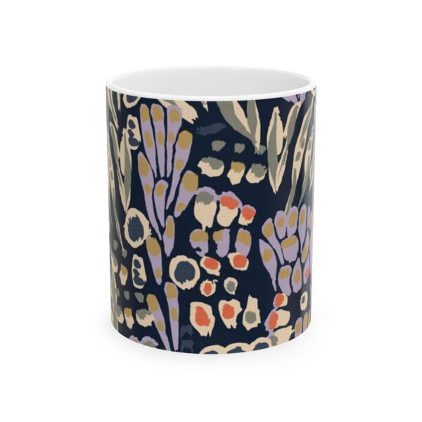 Floral Pattern Ceramic Mug - Cozy Drinkware for Tea and Coffee Lovers