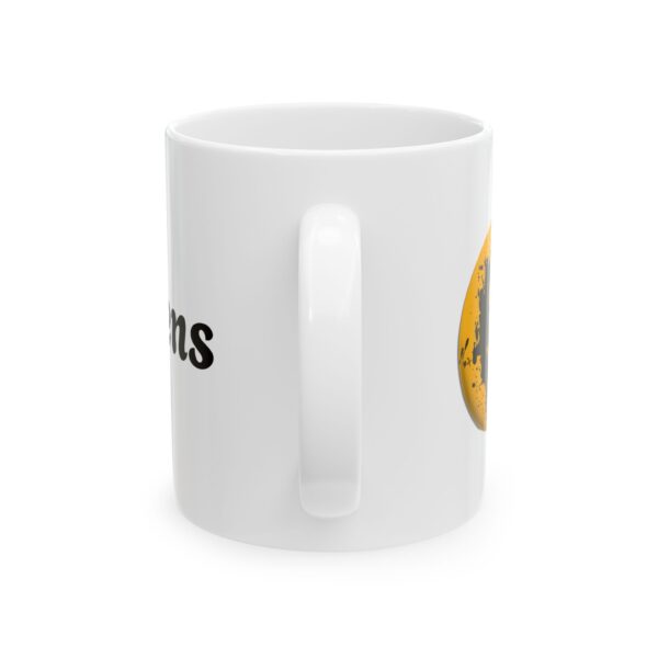 Forest Gump Inspired Ceramic Mug, 'Sip Happens' Coffee Cup - Image 2