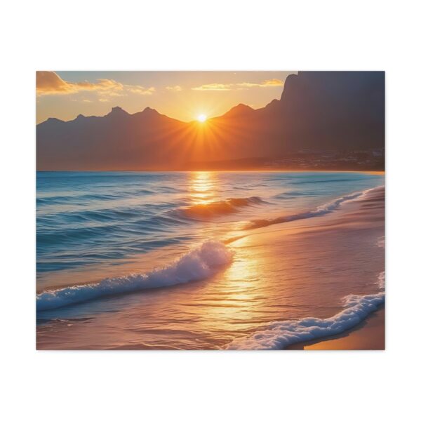 Canvas Wall Art - Serene Beach Sunset, Ocean Decor for Home, Nature Lovers Gift - Image 19