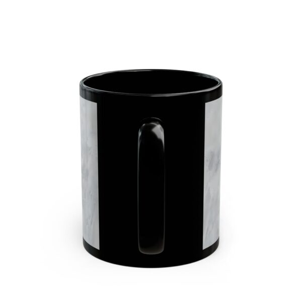Marble-Inspired Black Mug - Ideal for Coffee Lovers, Office Gifts - Image 4