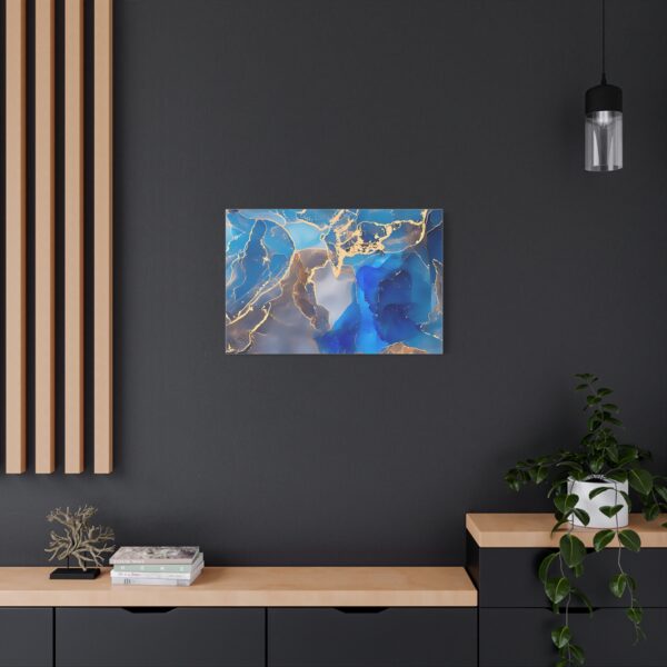 Ocean Wave Canvas Art, Abstract Blue Painting, Home Decor, Wall Art, Modern Decor, Gift for Her, Living Room Wall - Image 3