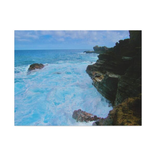 Ocean Waves Matte Canvas Art, Coastal Home Decor, Beach Wall Art, Seascape Print, Nautical Gift - Image 25