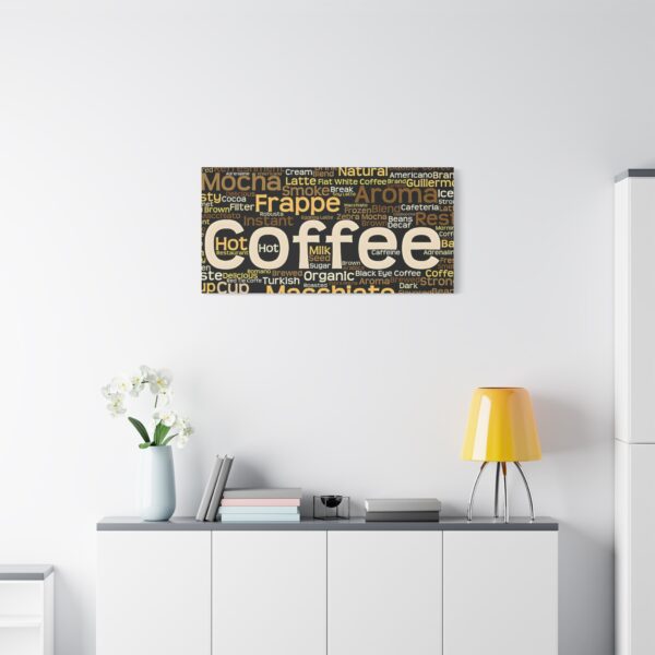 Coffee Lovers Canvas Wall Art, Coffee Decor, Kitchen Wall Art, Coffee Shop Decor - Image 3