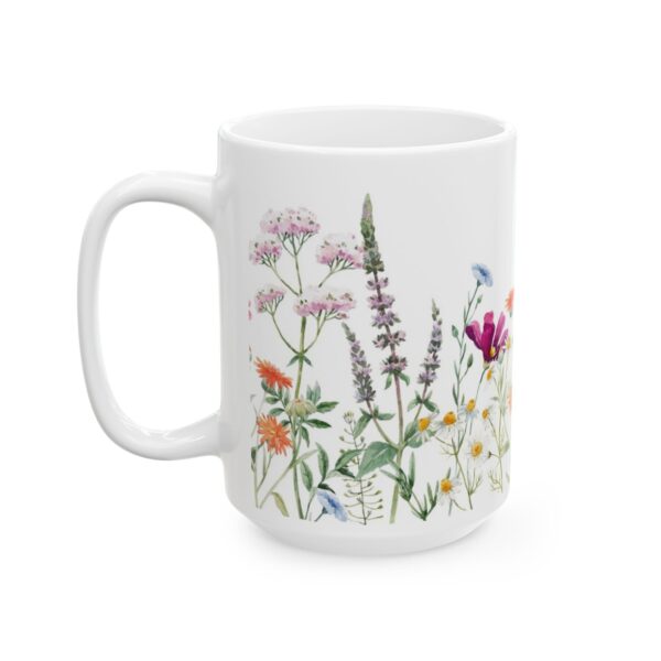 Floral Ceramic Mug, Coffee Cup, Tea Mug, Gift for Her - Image 7