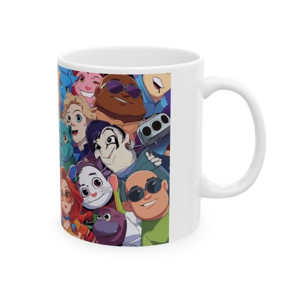 Cartoon Characters Ceramic Mug, Kids Coffee Cup, Funny Cartoon Coffee Mug, Cute - Image 4