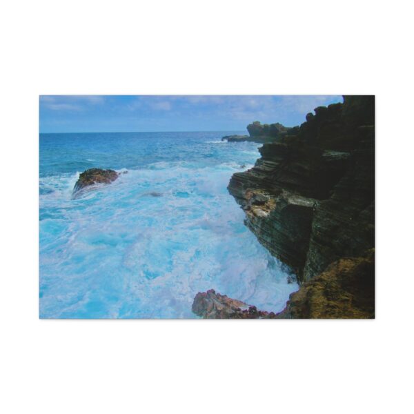 Ocean Waves Matte Canvas Art, Coastal Home Decor, Beach Wall Art, Seascape Print, Nautical Gift - Image 21