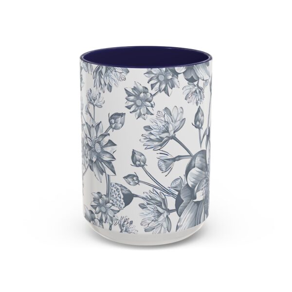 Floral Accent Coffee Mug - Elegant Cup for Home Decor, Gift for Garden Lovers - Image 5