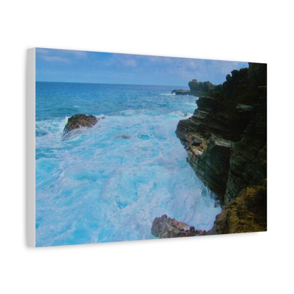 Ocean Waves Matte Canvas Art, Coastal Home Decor, Beach Wall Art, Seascape Print, Nautical Gift - Image 6