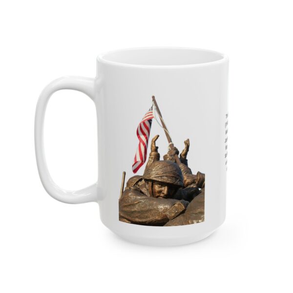 Ceramic Mug with Historic Battle of Iwo Jima Design, Veteran Gift, Home Decor - Image 7