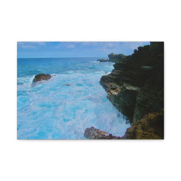 Ocean Waves Matte Canvas Art, Coastal Home Decor, Beach Wall Art, Seascape Print, Nautical Gift - Image 5