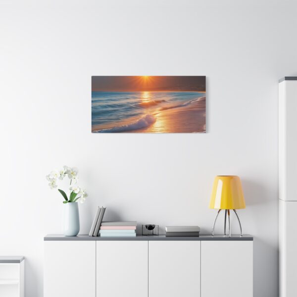Canvas Wall Art - Serene Beach Sunset, Ocean Decor for Home, Nature Lovers Gift - Image 33
