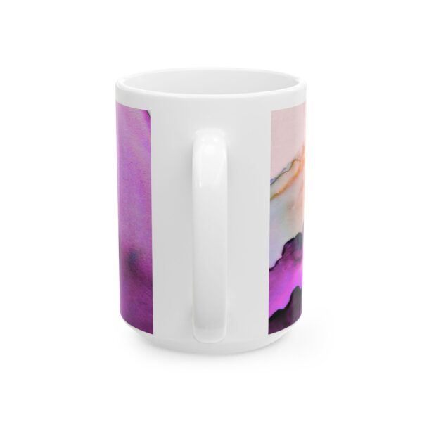 Vibrant Art Ceramic Mug Colorful Coffee Cup, Gift Idea for Art Lover, Home Decor - Image 6